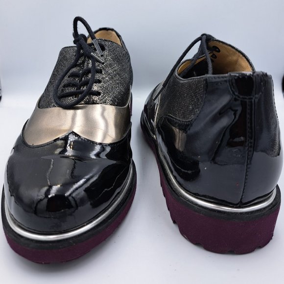rare HASSIA womens OXFORD laced up SHOES Size 3.5UK or 6us sublime derby preppy - Picture 4 of 14